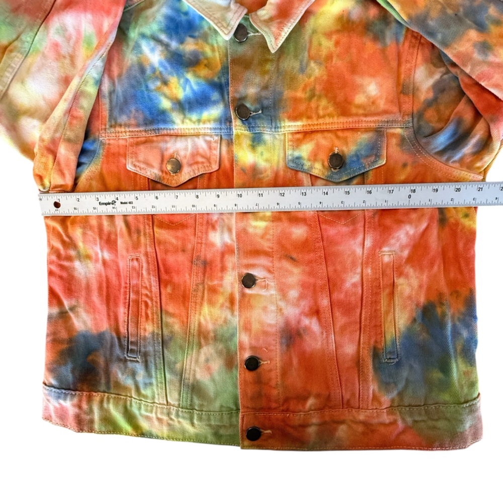 BP Tie-Dye Denim Jacket Women’s Size Medium - Picture 6 of 11